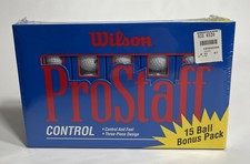 New Sealed Wilson Pro Staff Control Feel x15 Pack of 15 Golf Balls