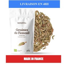 Tisane Bio Fenouil REPLANTEA 200g Graines Grillées 100 Tasses