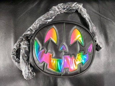 Love Pain And Stitches Pumpkin Kult Rainbow Crossbody Bag Double Sided