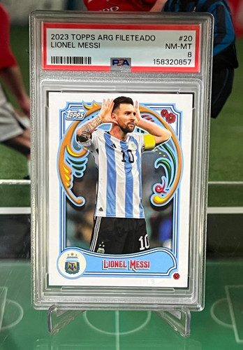 2023 Topps Argentina Fileteado - Legends Lionel Messi #20 PSA 8