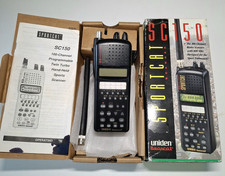 UNIDEN Bearcat Sportcat SC150 Handheld Scanner Complete     Works Great 