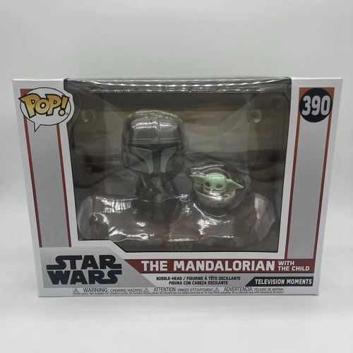 Funko Pop! Star Wars The Mandalorian With The Child 390