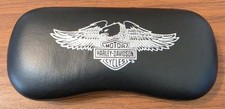 Harley-Davidson Motorcycles Clamshell Sunglasses Glasses Case Black  Silver