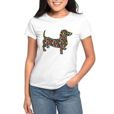 CafePress Dachshund Polka Dots Women's T Shirt Women's T-Shirt 1638810931