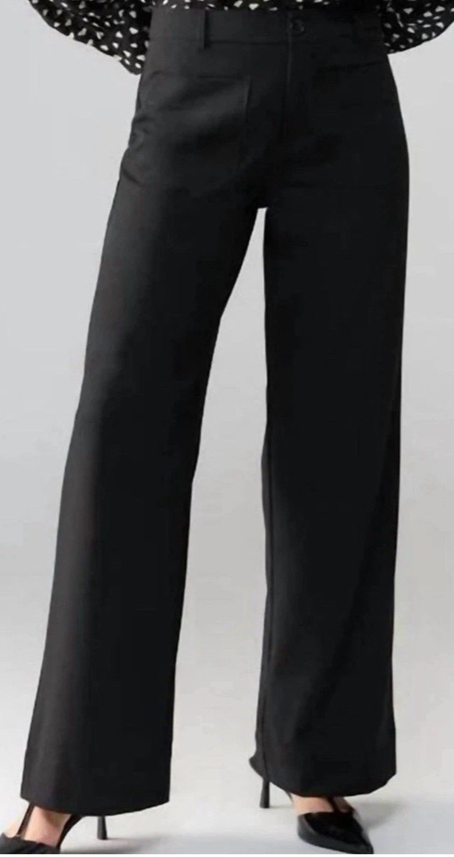 New $124 Sanctuary Marine Wide Leg Trouser Size L