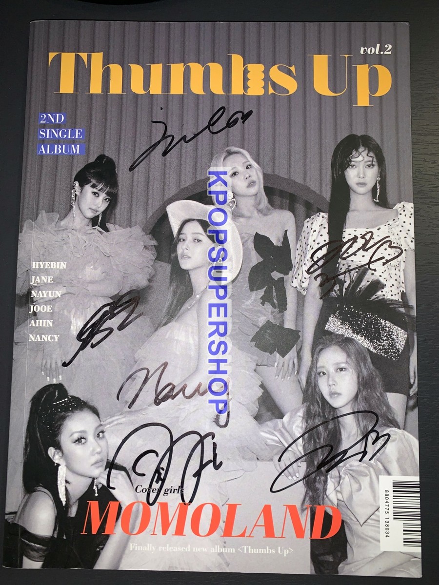 Momoland 2nd Single Album Thumbs Up Autographed Signed CD Great