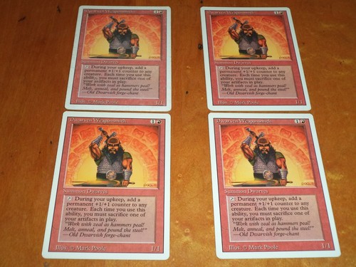 4x Playset MTG Magic the Gathering Complete Set of 4 x4 Card Revised 3rd Edition - Picture 47 of 188