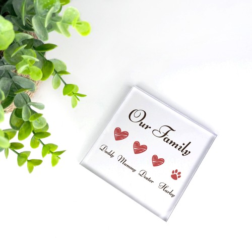 Personalised Our Family Plaque Gift For Family Friendship Gift New Home Gift - Picture 5 of 9