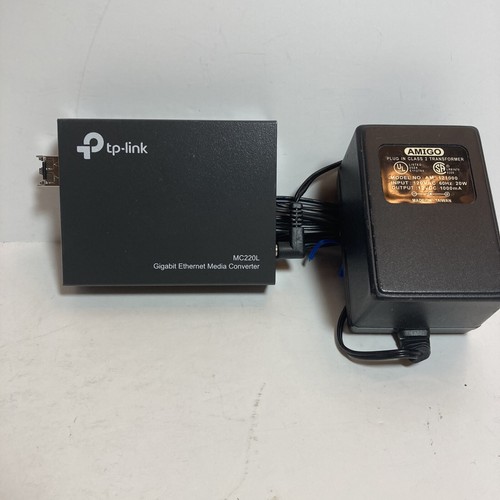 TP-LINK MC220L Gigabit SFP to RJ45 Fiber Media Converter, with TL-SM311LS SFP - Picture 2 of 6
