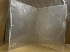 100 NEW TOP QUALITY SINGLE SLIM 7mm CLEAR DVD...