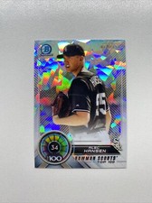 2018 Bowman Chrome Scouts Top 100 Atomic Refractor BTP34 Alec Hansen /150