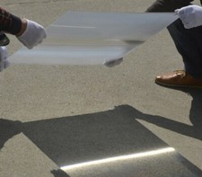 1PC Optical PMMA Plastic Linear Solar Fresnel Lens Projector Fresnel Lens Solar