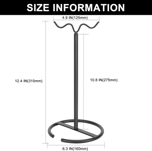 Double Hooks Standing Banana Holder, Banana Hanger Tree Stand Hook for Kitchen C - Picture 2 of 7