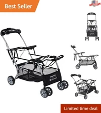 Compact Double Snap-N-Go Stroller Frame - Compatible with Multiple Car Seats