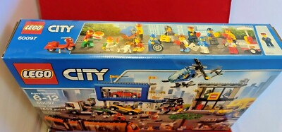 NEW SEALED Lego 60097 City Square Building Kit 1683 Pcs 12