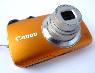Canon PowerShot A3200 IS 14.1MP Digital Camera Orange Working-90