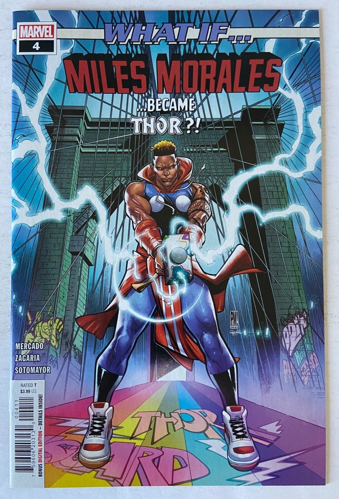 WHAT IF? MILES MORALES #4 Marvel 2022 NM 1st print BECAME THOR