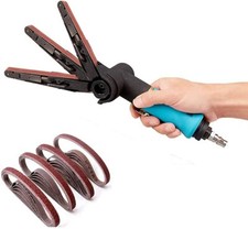 Mini Pneumatic Belt Sander Sanding Grinder Polishing Rust Removal Handheld Tool