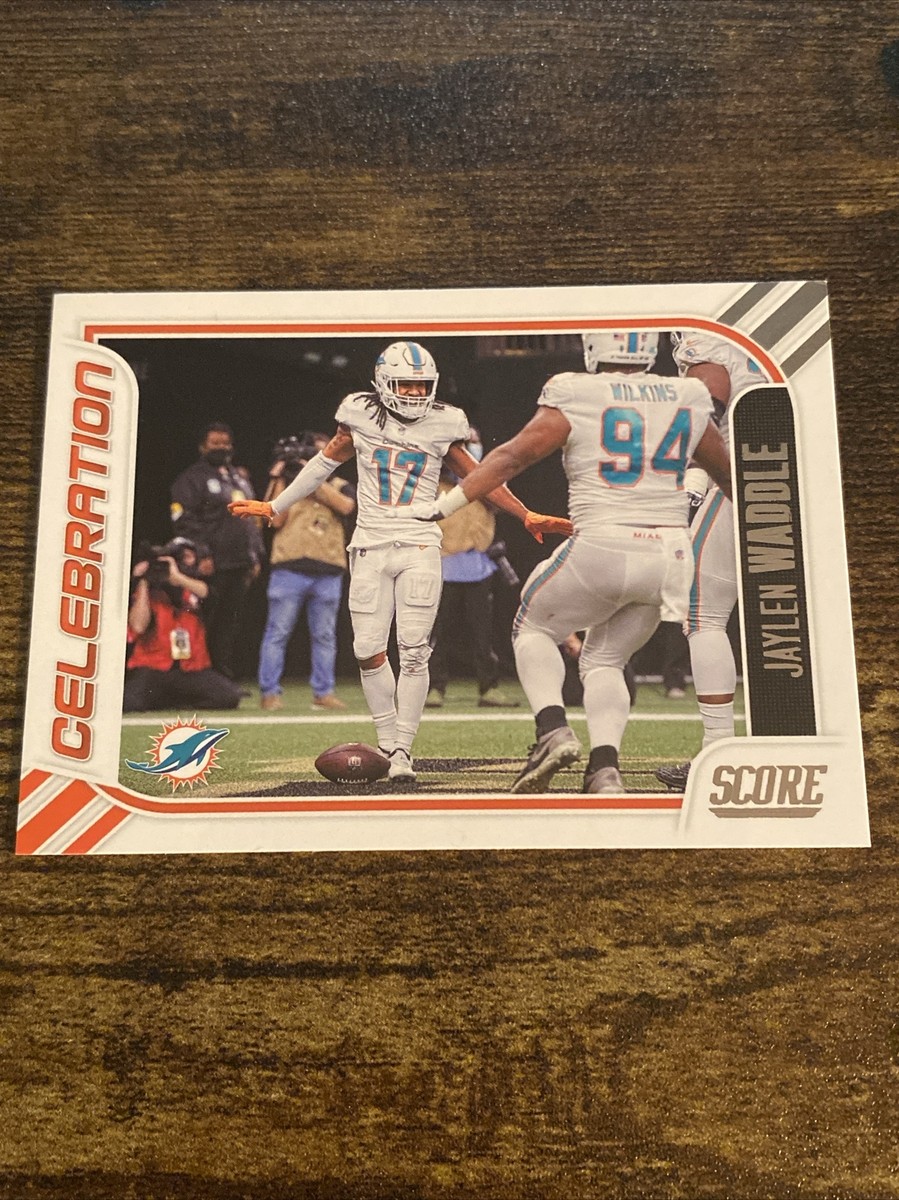 2023 Score Celebration #9 Jaylen Waddle Miami Dolphins Football