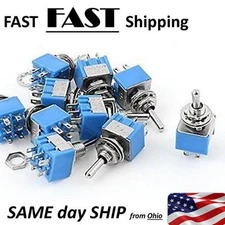 Switch DPDT blue mini small SW switch 