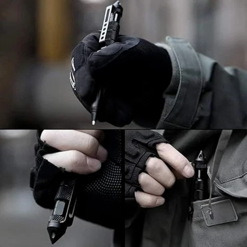 10 Stück Wolfram Spitze Taktischer Stift Selbstverteidigung EDC Werkzeug mit gebrochenem Fensterkegel - Bild 7 von 11