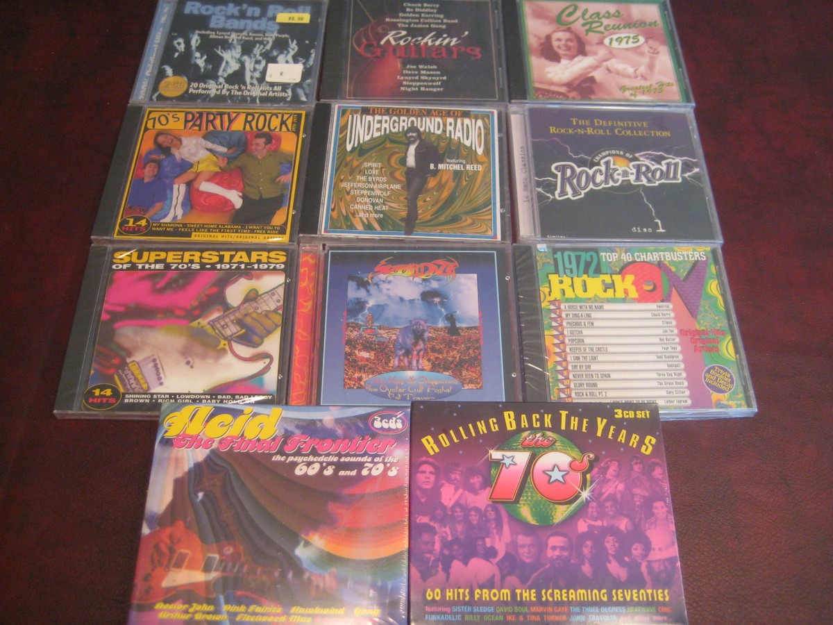 70'S UNDERGROUND RADIO 16 CD SET 240+ CUTS JOPLIN SANTANA ELO