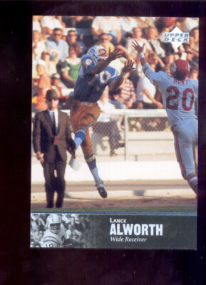 1997 Upper Deck Legends LANCE ALWORTH San Diego Chargers Card