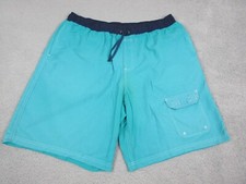 LL Bean Swim Trunks Mens Extra Large Blue Bathing Suit Outdoors Casual