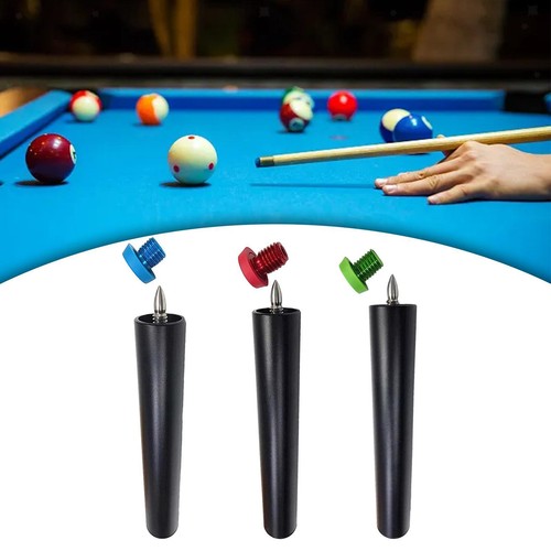 Extension De Queue Billard Télescopique 31,5 Cm – Noir, Poignée Caoutchouc, 17 Pouces Max