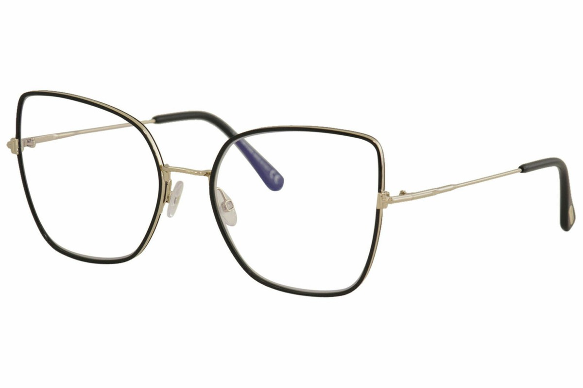 Tom Ford TF 5630B 5630 001 Black Gold Optical Frame Eyeglasses