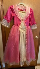 DISNEY STORE PRINCESS AURORA SLEEPING BEAUTY DRESS, LG 10-12 LAYERS OF CRINOLINE