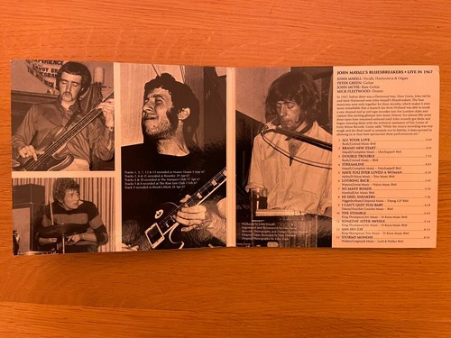 john mayall blues breakers Live In 67 CD - Imagen 2 de 4