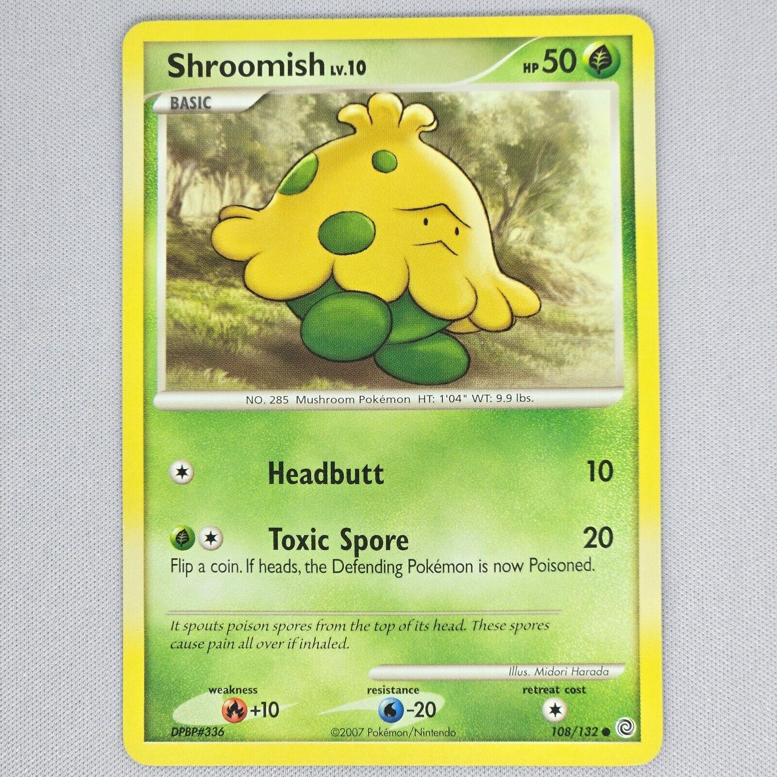 Shroomish 108/132 Secret Wonders Regular Non Holo Common Pokemon Card English LP