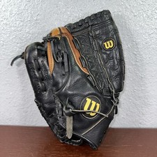 Wilson A500 AO502 12  Softball Left Hand Throw Ecco Leather LHT Black Brown