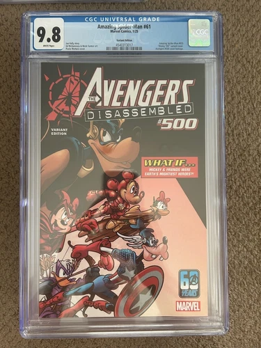 Amazing Spiderman (Volume 6) #61 CGC 9.8 Disney Avengers 500 variant free ship