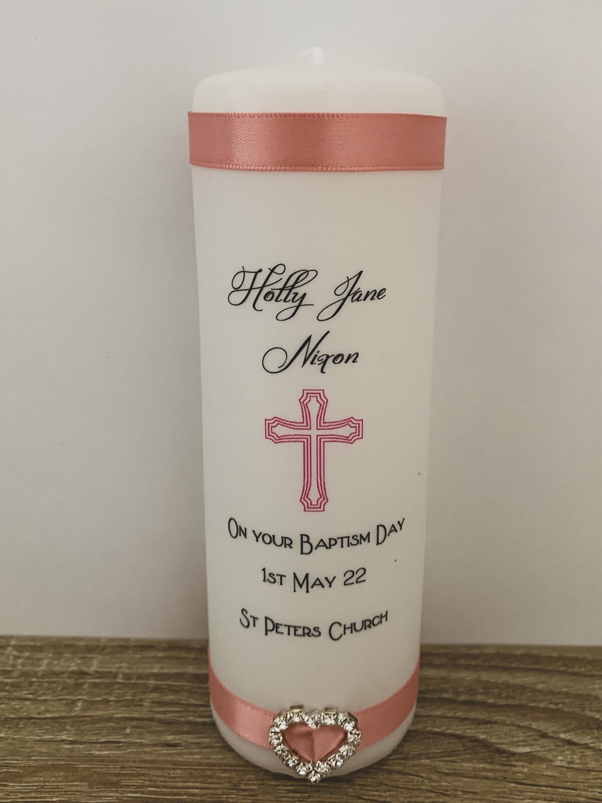 Personalised Baptism Candle eBay