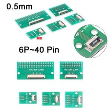 0.5mm FPC/FFC Adapter Flat Flexible Cable Converter Breakout PCB Board 6P 40 Pin