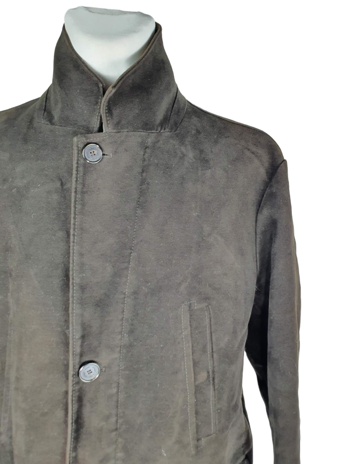 Allegri Moleskin Waterproof Brown Long Coat Size 56 eBay