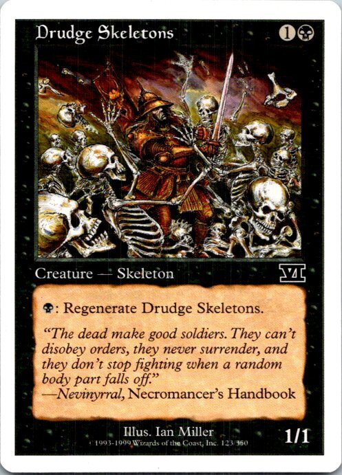 Drudge Skeletons Magic The Gathering Classic Sixth Edition Lightly played
