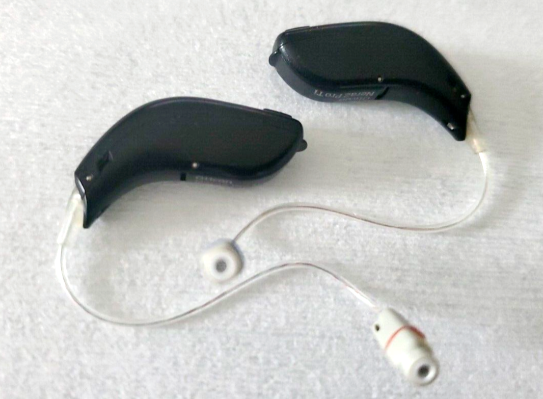 Pair_ Nera2 Pro Ti miniRITE Digital Hearing Aids. Moderatesevere