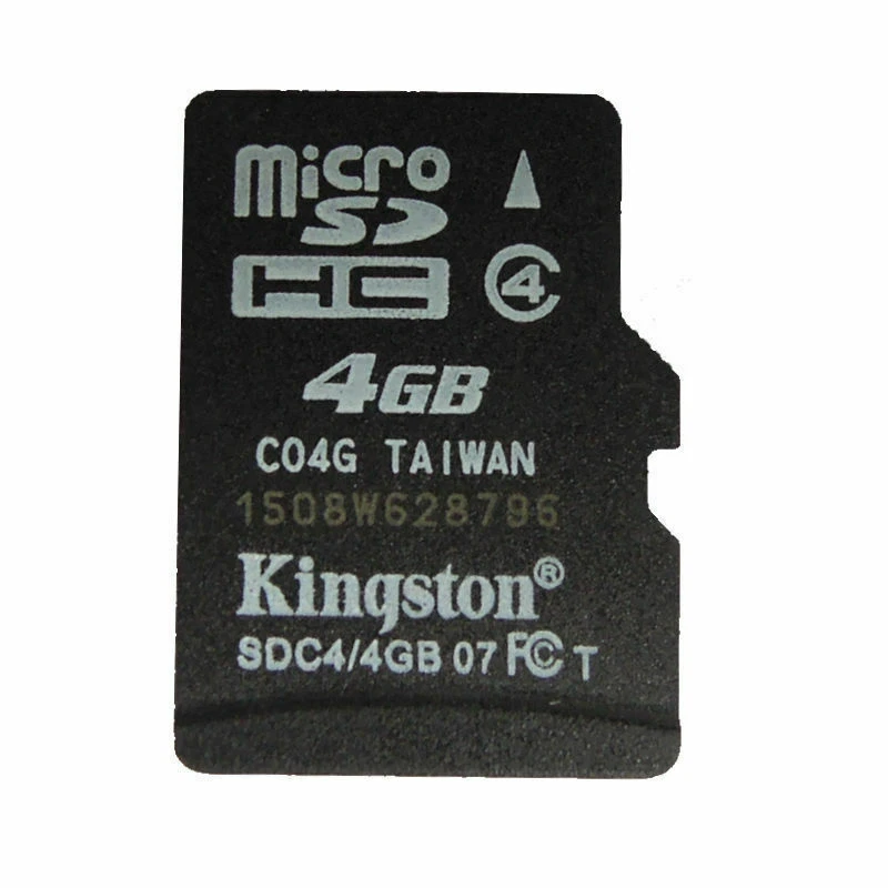 Kingston 4GB Micro SD SDHC TF Memory Card Class 4 with SD Adapter for GPS New - Image 2 of 4