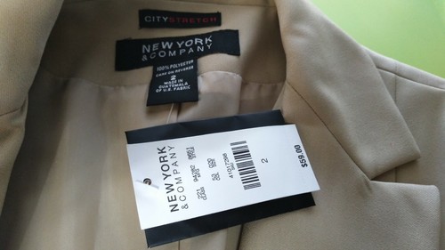 New York Co NEW Womans Sz 2 Jacket 4 Skirt Skirt Suit S70 - Picture 13 of 14