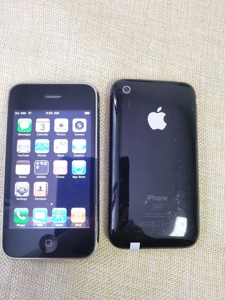 Original Apple iPhone 2nd 3G -8/16GB - Black /white (Unlocked) ( GSM) IOS3 - Image 2 of 4