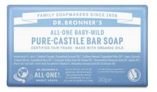 Image of Dr Bronner Organic Baby Mild Soap Bar - 140g