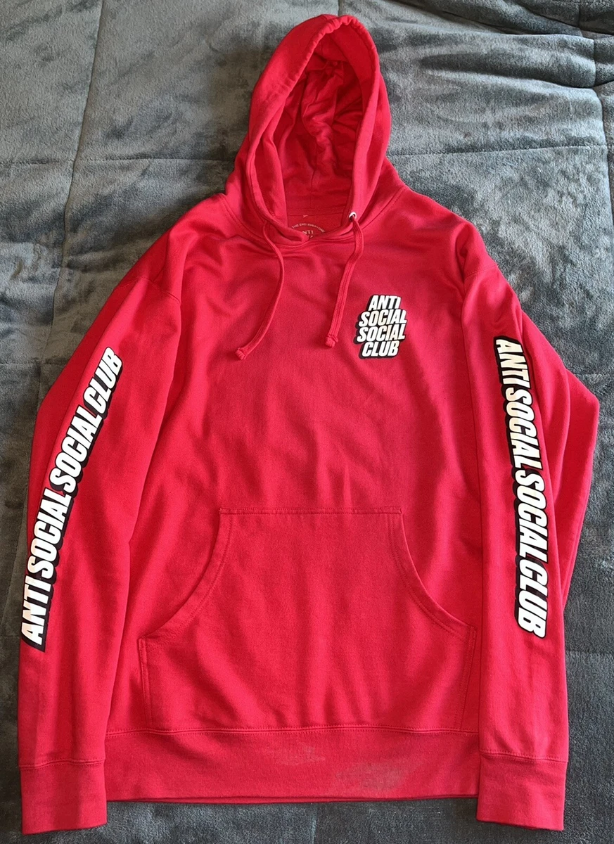 Anti Social Social Club Tokyo Hoodie Red eBay