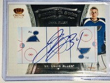  2012-13 Crown Royale Scratching the Surface Signatures #2 Jake Allen Blues Auto