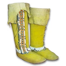 Native American High Top Moccasins Pattern Make Your Indian Knee High Moccasins 