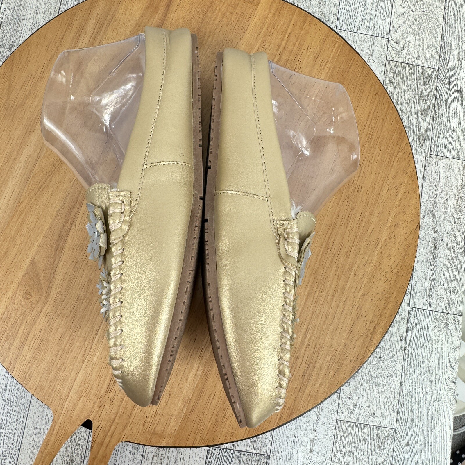 PANTOFOLA D’ORO Mocassino mocassino Lands’ End fiocco di neve foderato in pelliccia donna 8 Dio ecopelle