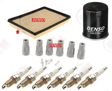 DENSO Tune Up Kit w/ Coil Boots for 2009-2010 Dodge Charger Challenger 300 3.5L