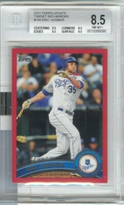 2011 Topps Update Target Red Border Eric Hosmer #US188 BGS 8.5